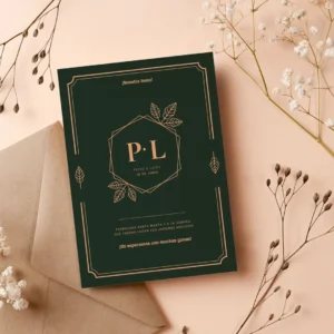 Diseño de invitacion clasicas 3