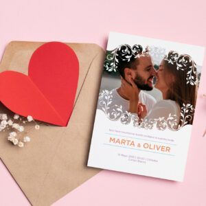 invitaciones de boda personalizadas con foto
