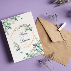 invitaciones de boda moderna