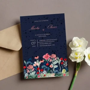 Diseño de invitacion natural 1