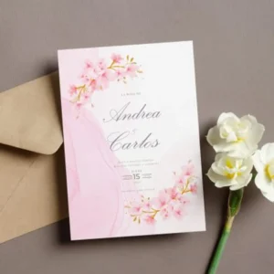 Diseño de invitacion natural 9
