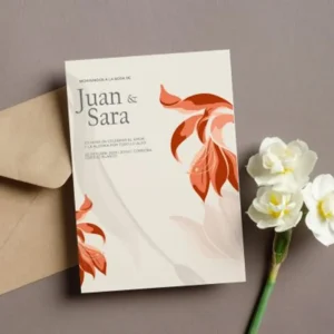 Diseño de invitacion natural 8