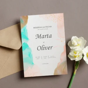 Diseño de invitacion natural 15