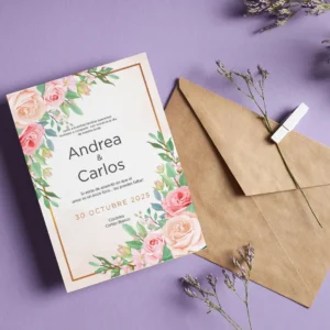 Diseño de invitacion con foto 5