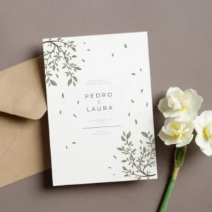 Diseño de invitacion natural 6