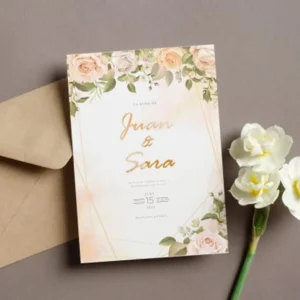 Diseño de invitacion natural 4