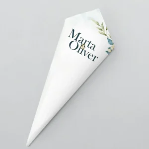 cono para confeti o arroz modelo clasica 13