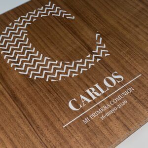 Libro de Firmas Personalizado en Madera