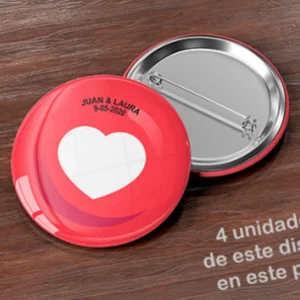 Pack 6 Chapas para bodas – 8 Modelos